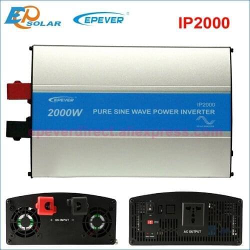 EPEVER IPower IP2000 2000w 2KW Pure Sine wave off grid tie Solar inverter dc 24v 48v to ac 110v 120v 220v 230v 240v