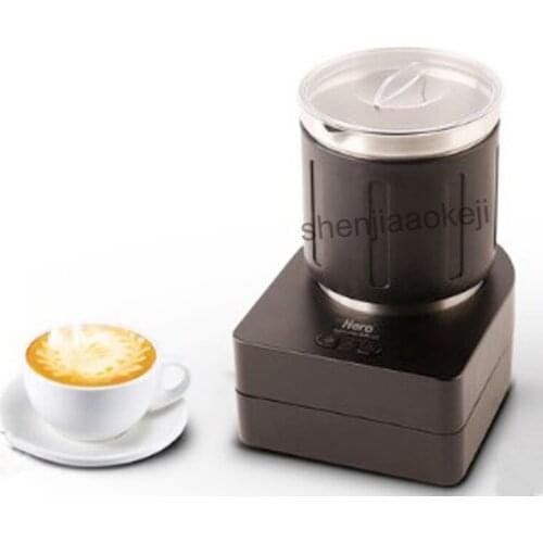 HN-1300 Commercial coffee milk foam machine electric milk Foam machine household automatic bubbler hot and cold 220v 550w 1pc