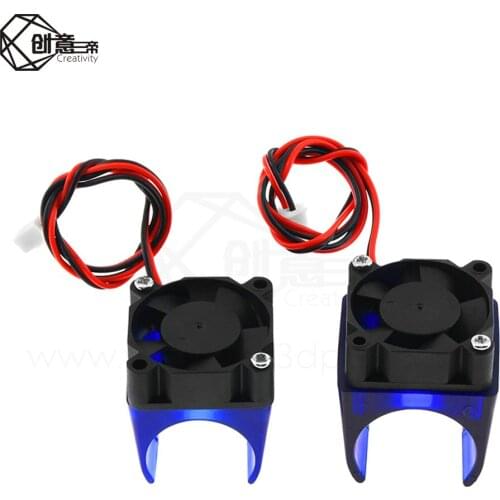 5 set V5 V6 J-head assembled kit Cooling Fan Radiator Cooler 3010 with Fan Duct injection DC 12/24V hotend for 3D printer parts