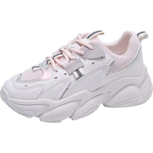 Hot Sale Woman High Platform Sneakers Spring Female Shoes Fashion Sneakers Breathable Zapatos Casual Shoes