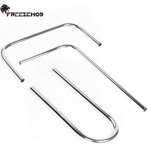 FREEZEMOD computer wate cooler metal hard tube T2 grade copper 14mm outer diameter 90 degrees 180 degrees. SLYG-T14S90