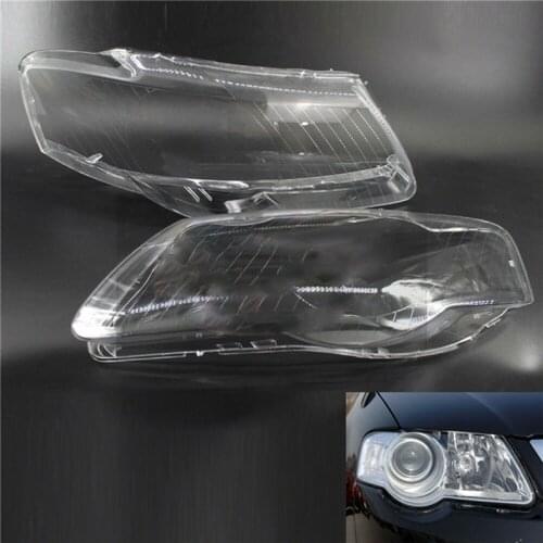 Car Left and Right Front Kit Cover Lens Headlights Fit FOR Magotan Passat B6 2005~2009 2pcs/set