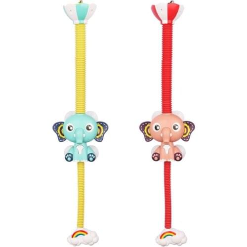 Cute Elephant Pattern Faucet Baby Water Game Shower Head Electric Water Spray Toy for Kids Bathroom Bath Toys