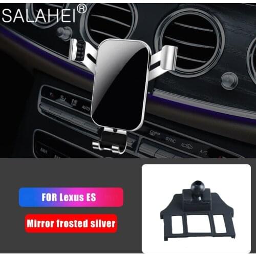 New Car Phone Holder For Lexus ES 200 260 300h 350 2018 Mobile Mount Bracket GPS Vent Iphone Cell Stand In Interior Accessories