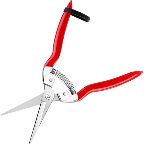 Professional Micro-Tip Pruning Snip, Small Garden Hand Pruner & Shears for Arranging Flowers, Trimming Plants & Hydroponic Herbs