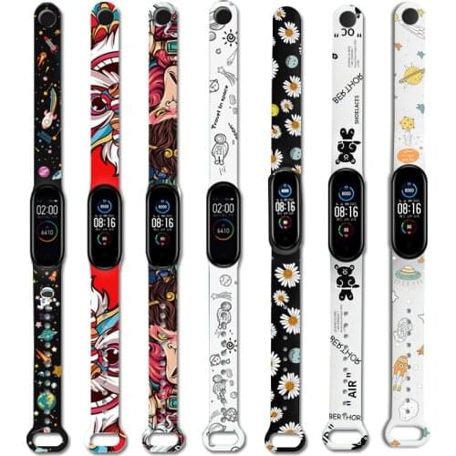 Silicone Watch band For Xiaomi Mi Band 4 5 Mi Band3 Bracelet for Miband 5 Wristband for mi band 4 Smart Watch Replacement Strap