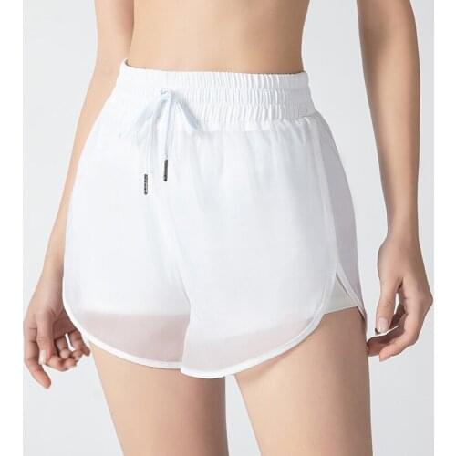 Sports shorts women loose casual breathable summer running short ladies sports jogging workout exercise training fitness legging