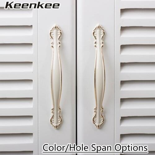 Warm white amber antique brass copper color options cupboard Cabinet etc furniture door handle drawer pull