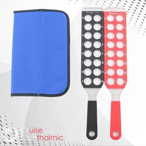 Top Seller B.New Optometric Retinoscopy Rack Set RS2P 32 2 Pad 32 DS Ret Rack Set CE marked Leather Cover Ship from Poland