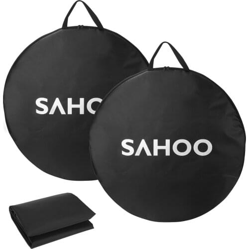 ROSWHEEL Pack of 2 Bike Travel Case Transport Bag Bicycle Cycling Road MTB Mountain Bike For 69cm/27.2in Bike Wheel Bags