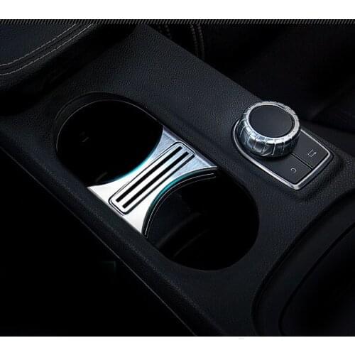 2pcs For Benz GLA CLA200 CLA220 CLA260 class A Modified control cup holder decorative sticker