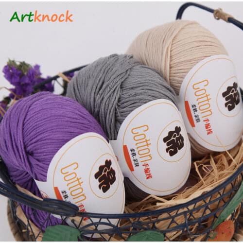 Wholesale Yarn 100% Cotton Baby Wool Yarn Yarn for Knitting Children Hand Knitted Yarn Knit Sweater Crochet Warm DIY