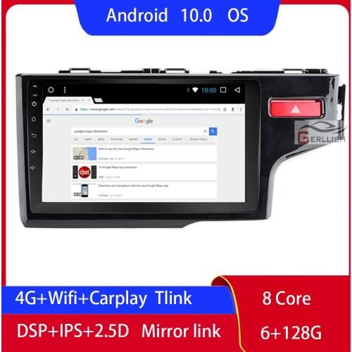For Honda Fit JAZZ 3 2013-2020 RHD LHD Left Right Hand Driver GP GK Android Auto Autoradio Car Radio Apple Carplay 1 Din Radios
