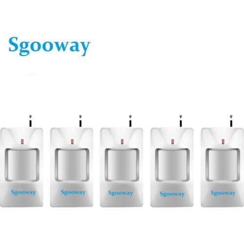 Wireless Intelligent PIR Motion Sensor Alarm Infared Detector For GSM PSTN Home Burglar Alarm System Security