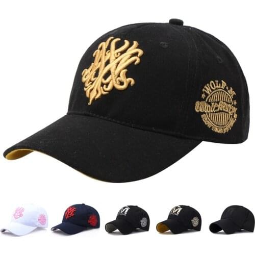 Mens 3D Embroidery Wolf Baseball Caps For Women 2021 Fashion Unisex Outdoor Summer Male Snapback Hip Hop Caps Sun Trucker Hats
