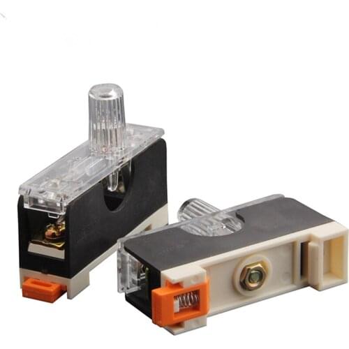 FUSE HOLDER FS-101 Flame-retardant for Dia.6X30mm fuse clip slide holder jig,100pcs/lot