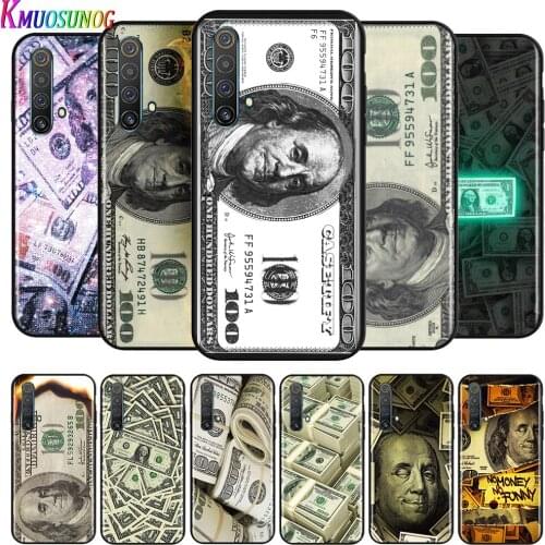 U.S. Dollar Money For OPPO Reno A 2 3 4 5 Z ACE Z/F/SE/Lite A92020 A11 10 X 5 PRO Plus Pro (4G/5G) Black Phone Case