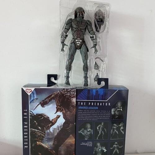 28cm 11inch NECA The Predator Armored Assassin Action Figure PVC Collectible Model Toy Christmas Gift