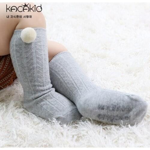 Children Baby Tockings Cute Ball Unisex Baby Children Boys Girls Stockings Cotton Anti-slip Kids Baby High Stockings 1263