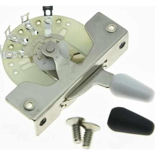 KAISH Strat Tele 5 Way Guitar Pickup Selector Switch CRL Style Switches w/ Tips Screws
