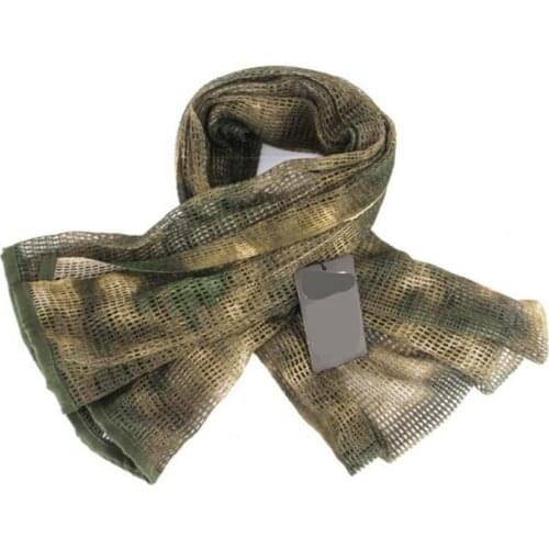 Camouflage Tactical Large Net Scarf Outdoor Hunting Camouflage Scarf Multifunctional Decoration Tactical Headwear Equipment