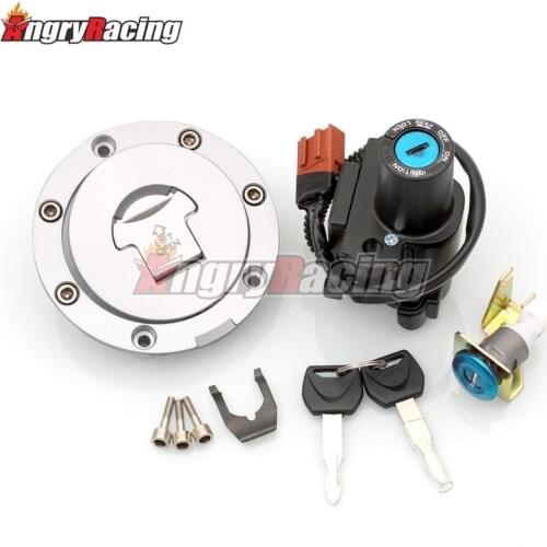 Motorcycle Ignition Switch Lock Gas Fuel Petrol Tank Cap Cover For Honda CBR1000 CBR1000RR Fireblade 04-07 CB600F Hornet 600