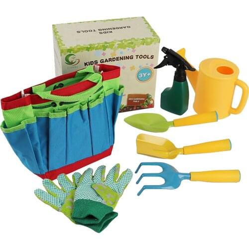 Summer Beach Toy Garden Shovel Planting Tool Kits Children Multifunctional Gardening Tool Take Care Plants Flower Planting Tool