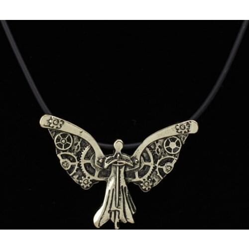 The Mortal Instruments City of Bones necklace Tessas Clockwork Angel pendant for men and women wholesale