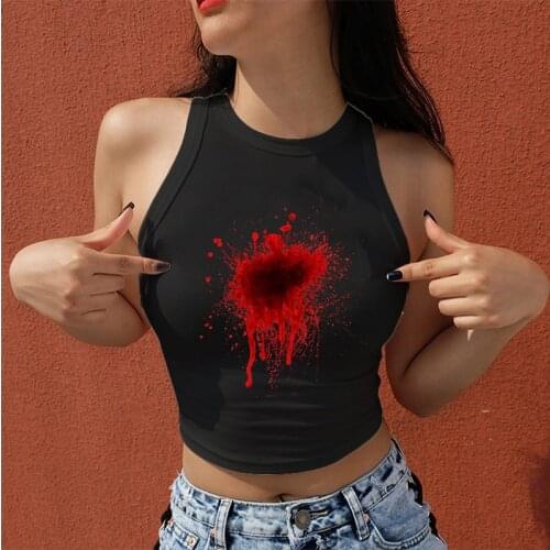 Bloodstain Pattern Ironing on Heat Transfer A-level Washable Patches Stickers for Clothes T-shirt DIY Appliques Wholesale Patch