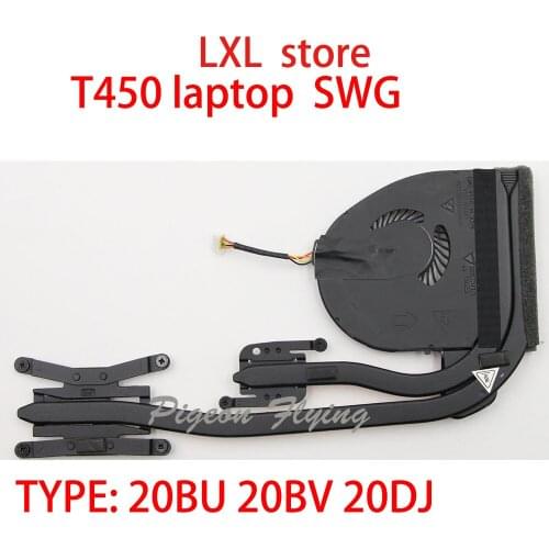 T450 Laptop FAN for Thinkpad T450 laptop 20BU 20BV 20DJ SWG radiator FRU 01AW557 00HT596 01AW556 04X5941 04X5943 100% ok