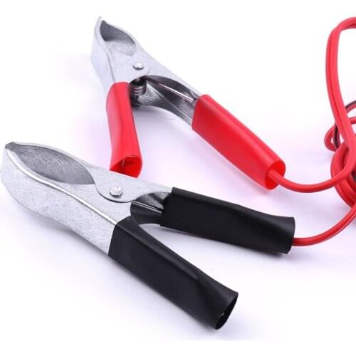 Universal 1Pcs 12V 75W Battery Clip Clamp Alligator Clips Auxiliary Socket Cigarette Lighter Charger Clip Hot Sale Car-styling