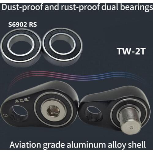 Bicycle Pedal Labor Saving Adapter Bearing Conversion Seat MTB Road Folding bike anti-slip labor saving 20% Magic Stepper Pedal