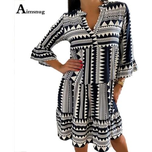 Women Elegant Knee-Length Dress Patchwork Striped Print 2021 Summer Vintage Dress Plus size Ladies Bohemian A-line Dresses Femme