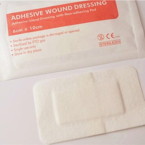 1pcs Medical Gauze Sterile Applicator Bandage Hemostatic Wound Dressing Pad 10x10cm