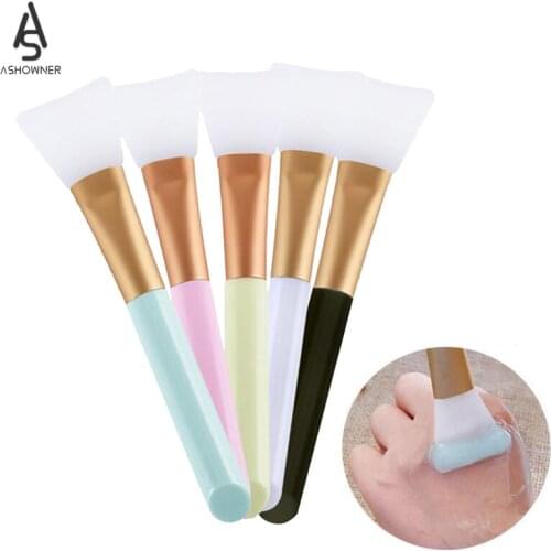 1pcs Professional Makeup Brushes Face Mask Brush Silicone Gel Facial Skin Care DIY Cosmetic Make Up Beauty Face Tools Wholesale