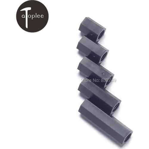 10 PCS M3*8/10/12/15/20 Female Standoff Long PA66 Spacer PCB Standoffs Spacers Hexagon Female Standoff Spacer