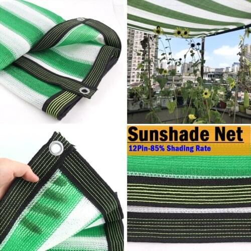 12Pin HDPE Sun Shading Net Garden Succulent Plant Sun Protection Net Greenhouse Shade Cover Outdoor Swimming Pool Awning Cloth