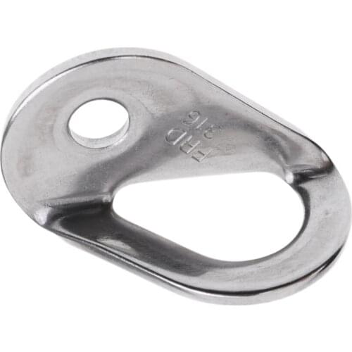 25KN Rock Climbing Bolt Hanger Plate Stainless Steel Outdoor Wall Climbing Anchor Hanger Hardware Gear