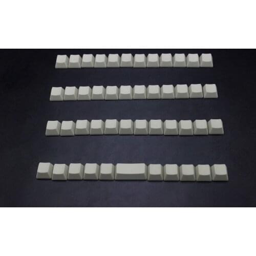 White Black Red Gray Green Yellow Purple Blue Pink Blank Thick PBT OEM Profile Planck Keyset Can Customize Legend