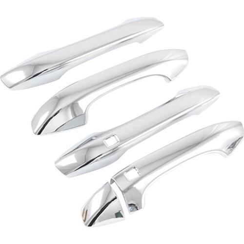 For Kia Cerato K5 2020 New Chrome Car Door Handle Cover Trim Sticker Car Styling Accessories Decal Overlays