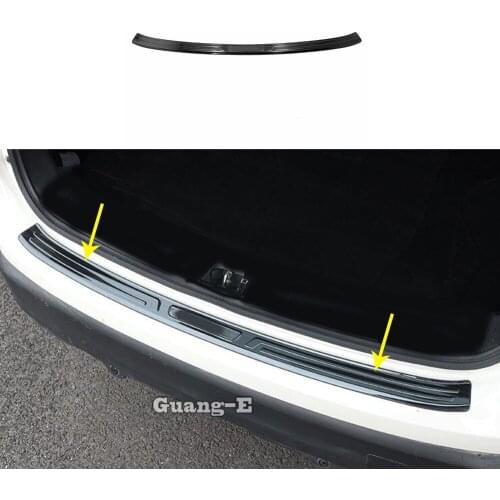 For Nissan Qashqai 2019 2020 Car Stainless Steel outside Rear back Bumper trim plate trunk frame threshold pedal