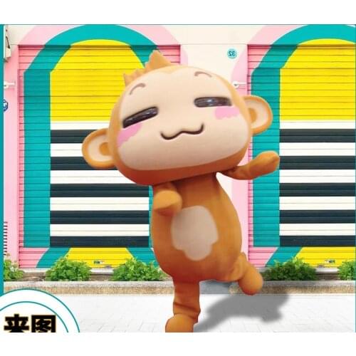 Monkey mascot costume cosplay props anime characters stage performance doll clothes Halloween arty Masquerade Shows