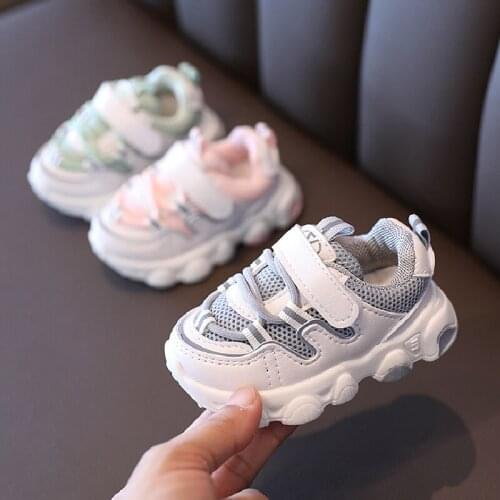 2020 Autumn New Boys Girls Sneakers Shoes Baby Soft-soled Toddler Shoes Trendy Shoes Non-slip Toddler Running Shoes Kids Shoes