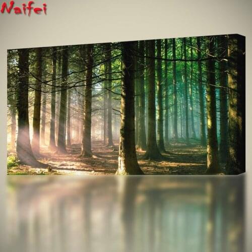 Forest fantasy scenery full square/round drill 5d diy large size diamond painting ;landscape icon mosaic diamond embroidery kit