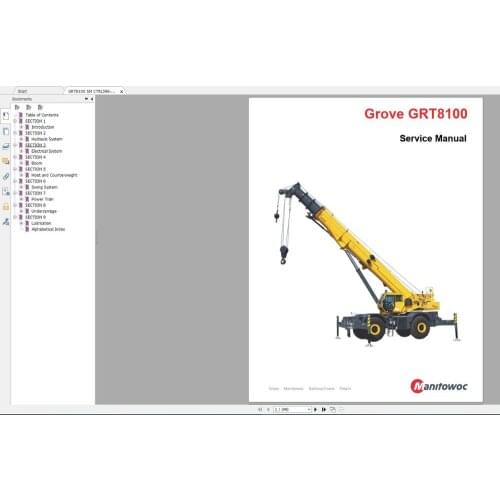 Grove Mobile Cranes All Models Full Set Manual 4.31GB