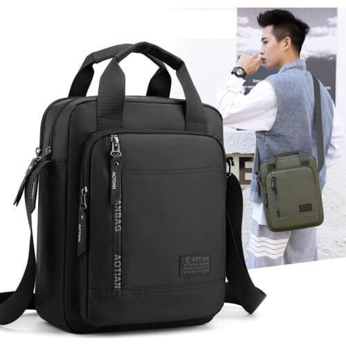 AOTIAN New Mens Shoulder Bag High Quality boys Crossbody Bag man Messenger Bag Oxford male Business Handbags bolsas