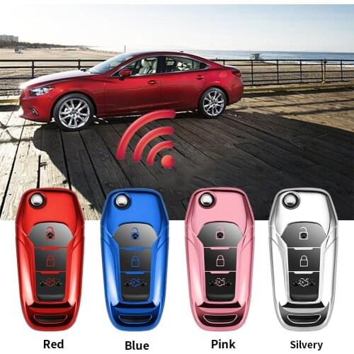 Soft TPU Smart Remote Car Key Shell Case Cover For Ford Explorer Mondeo Mustang F150 F250 Ecosport Car Key Fob Shell Skin Holder