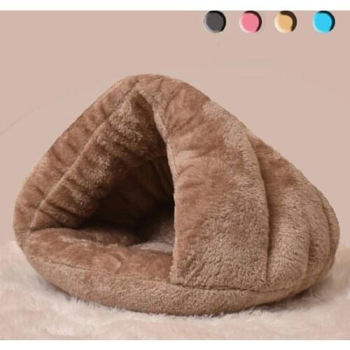 New Dog Cat Pet Beds Cotton Teddy Rabbit Bed House Snow Rena Dog Basket For Small Medium Dog Soft Warm Beds House