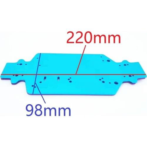 M0447 Upgrade Metal Lower Main Frame 1/16 Huanqi HQ734A 734 CAR Spare Parts Accessories