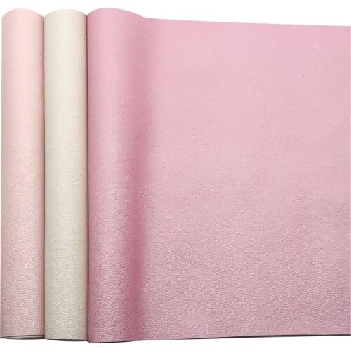 Solid Color Lychee Pattern Synthetic Leather Sheets Faux Leather Fabric for Earrings Bows Leather Crafts DIY Handmade Materials